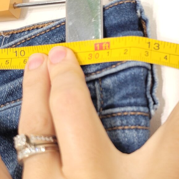 American Eagle Women's Blue High Rise Front Zipper Casual Denim Skinny Jean - Picture 11 of 12